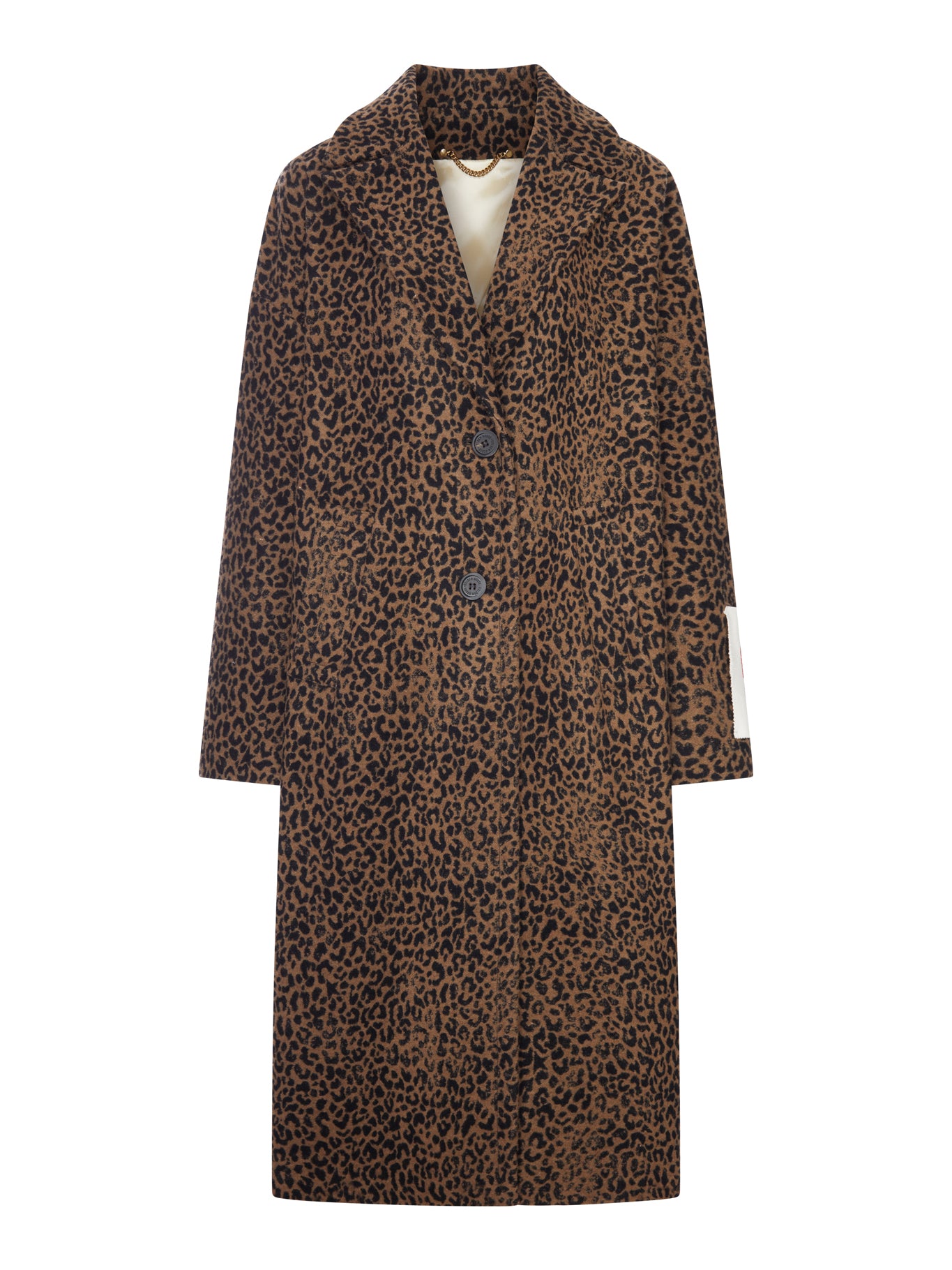 Golden Goose LONG LEOPARD-PRINT COAT