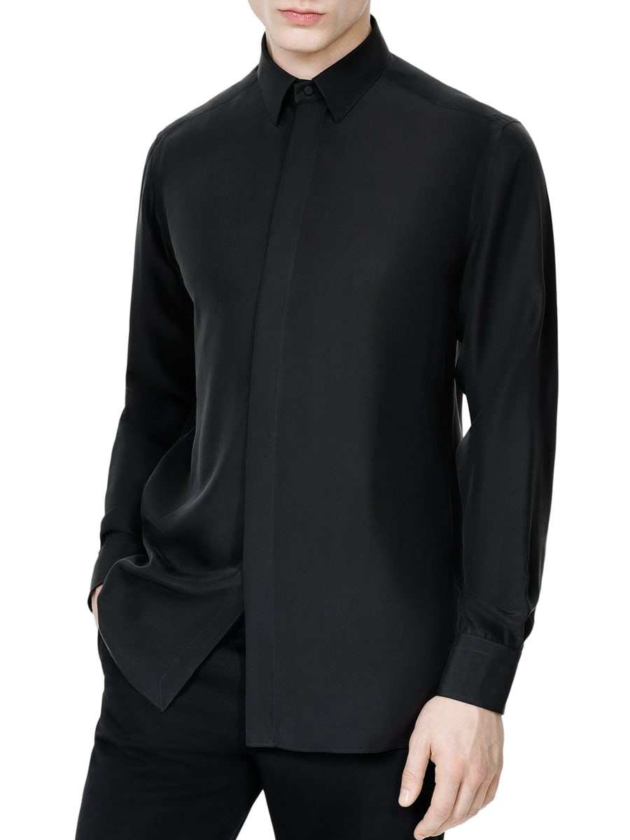 Tom Ford TOM FORD SILK CHARMEUSE SHIRT, view 3