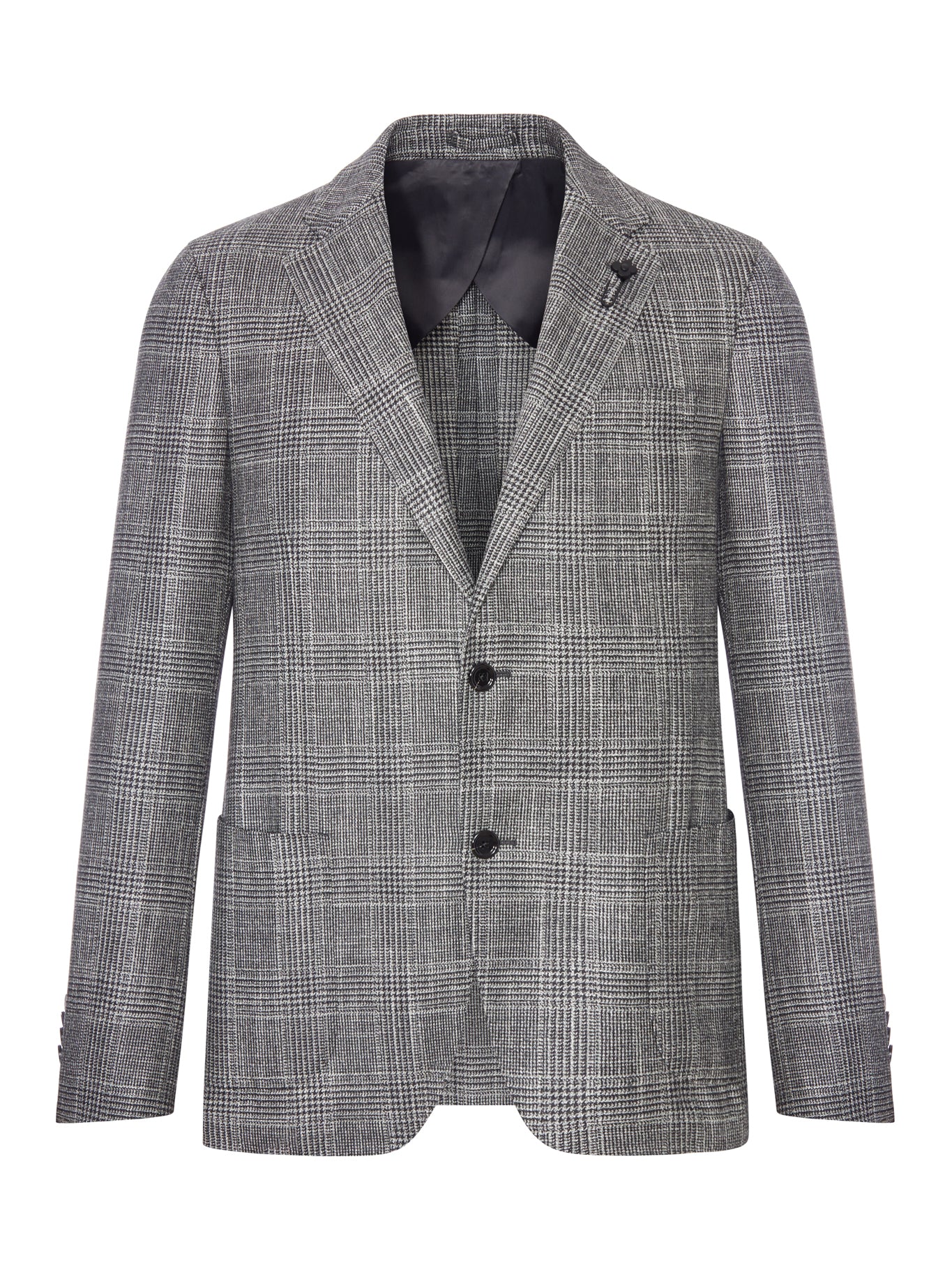 Lardini TAILORED SINGLE-BREASTED BLAZER IN WOOL, SILK AND CASHMERE