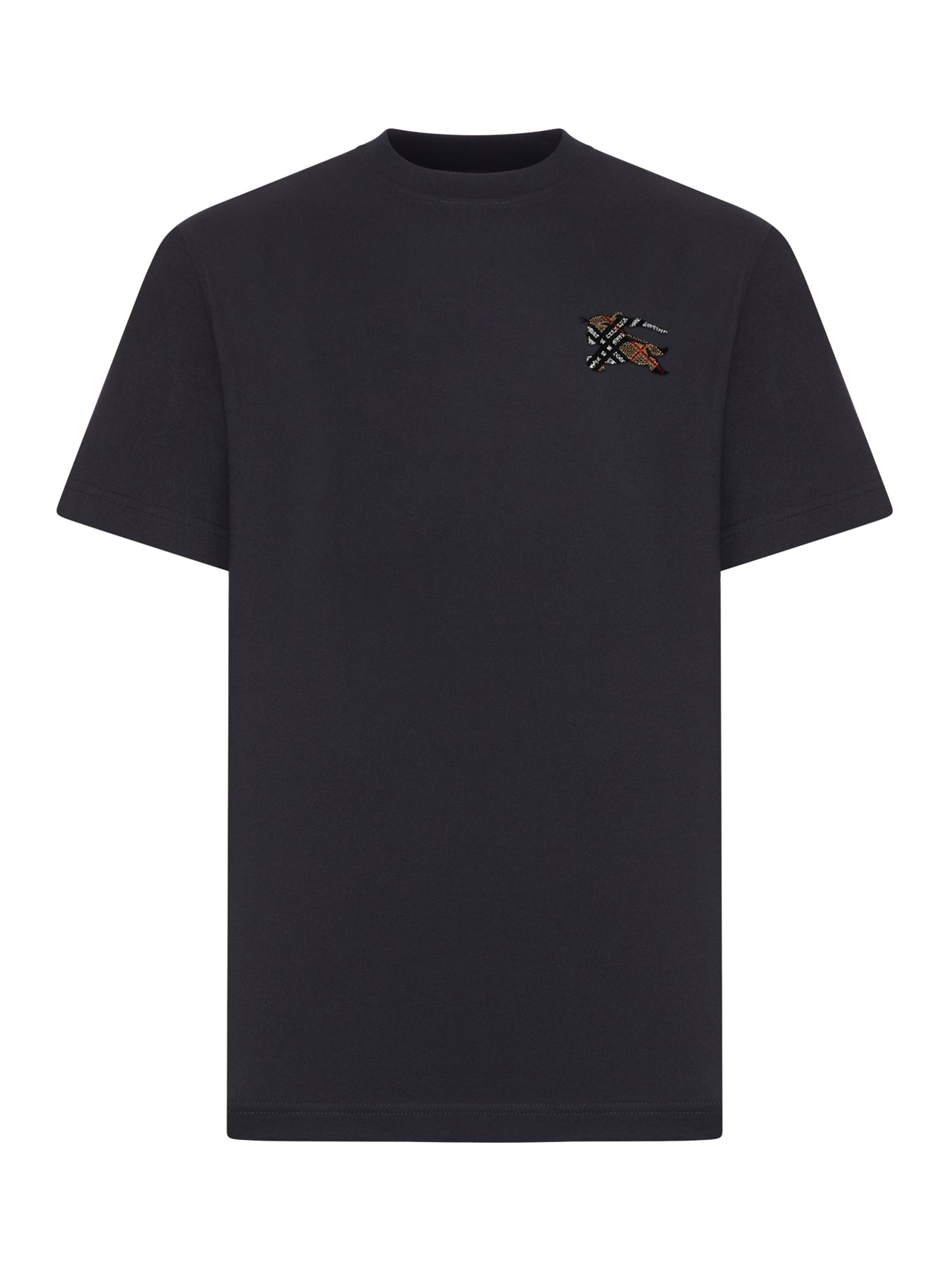 Burberry COTTON T-SHIRT WITH HORSEMAN LOGO