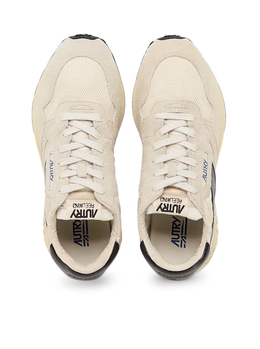 Autry REELWIND SUEDE AND MESH SNEAKERS, view 6