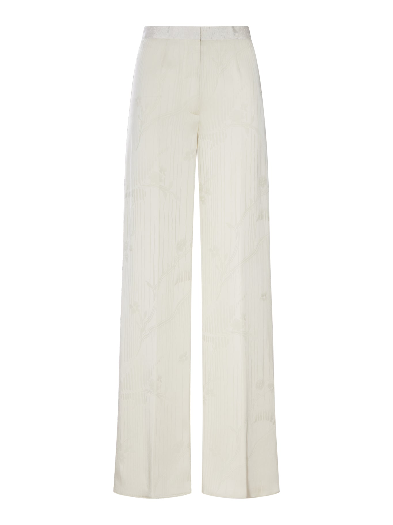 Forte_Forte WIDE-LEG JACQUARD TROUSERS