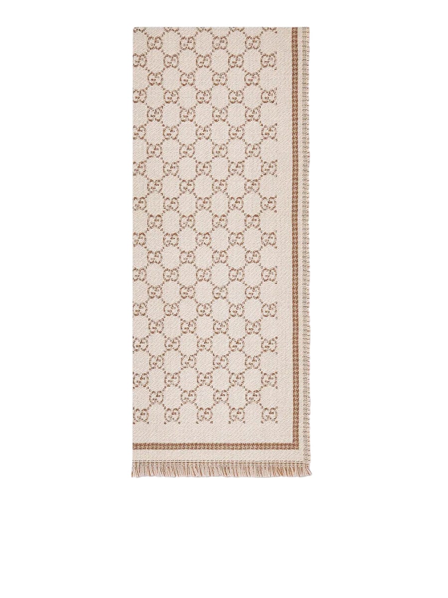 Gucci DOUBLE SIDE "GG" WOOL SCARF
