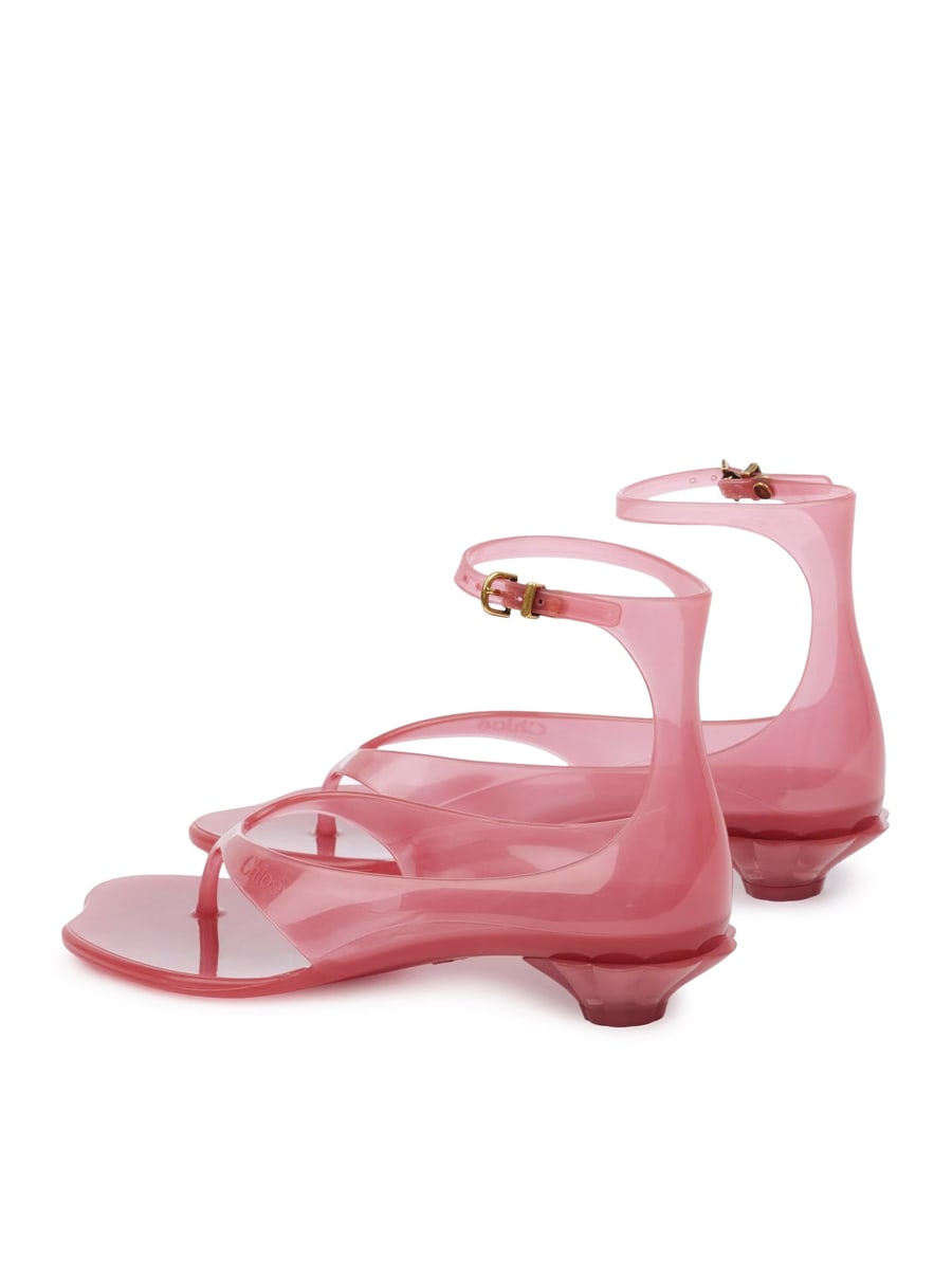 Chloé CHLOE JELLY SANDALS, view 3