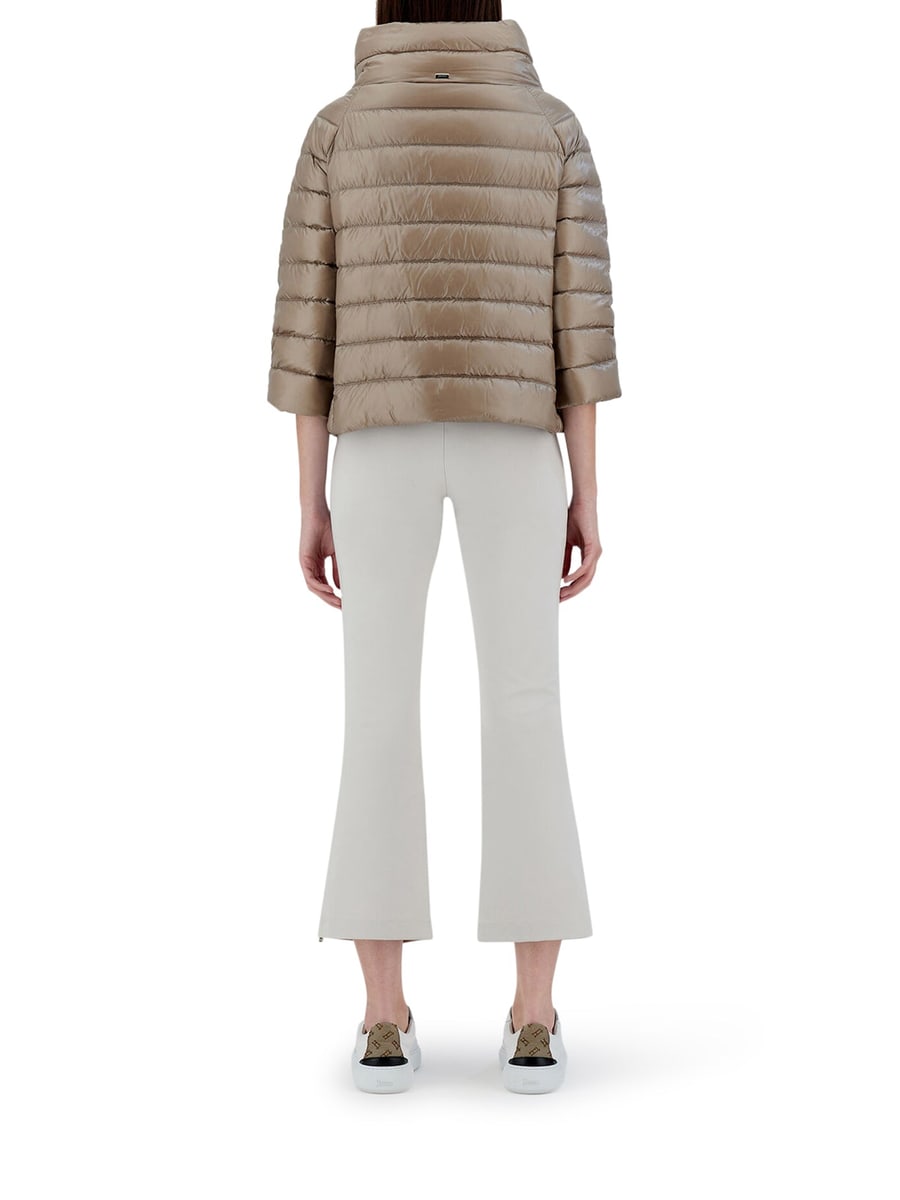 Herno SOFIA MINI HOOD WITH ULTRALIGHT NYLON SLEEVES, view 3