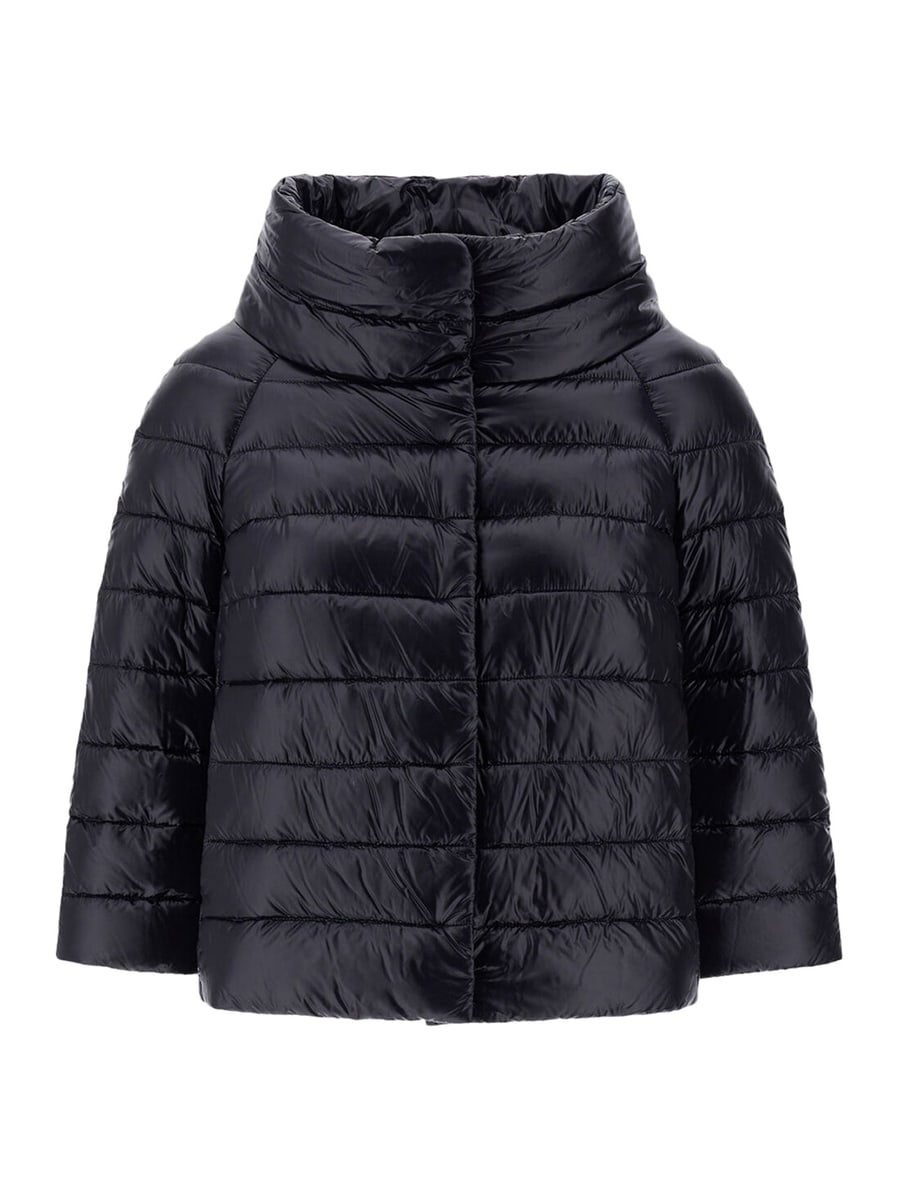 Herno SOFIA MINI HOOD WITH ULTRALIGHT NYLON SLEEVES
