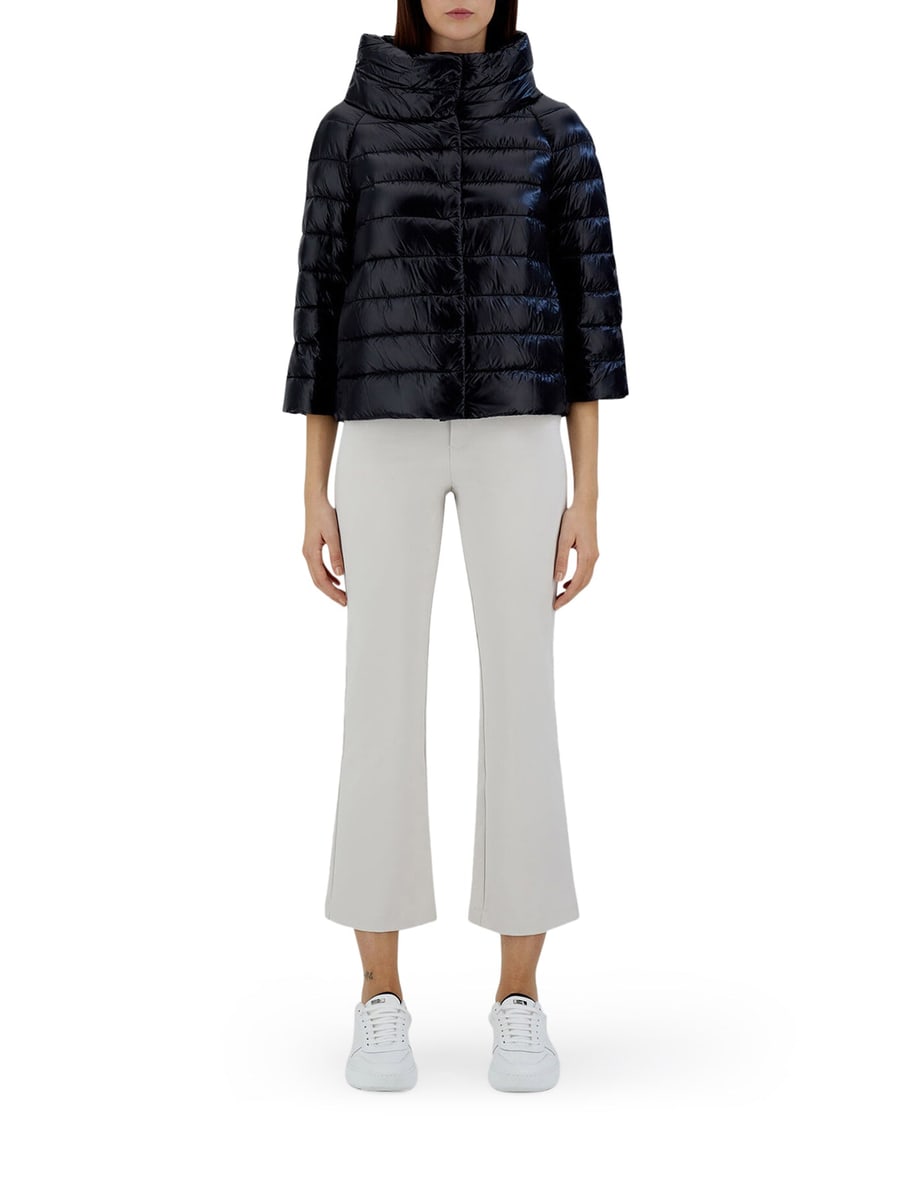 Herno SOFIA MINI HOOD WITH ULTRALIGHT NYLON SLEEVES, view 2