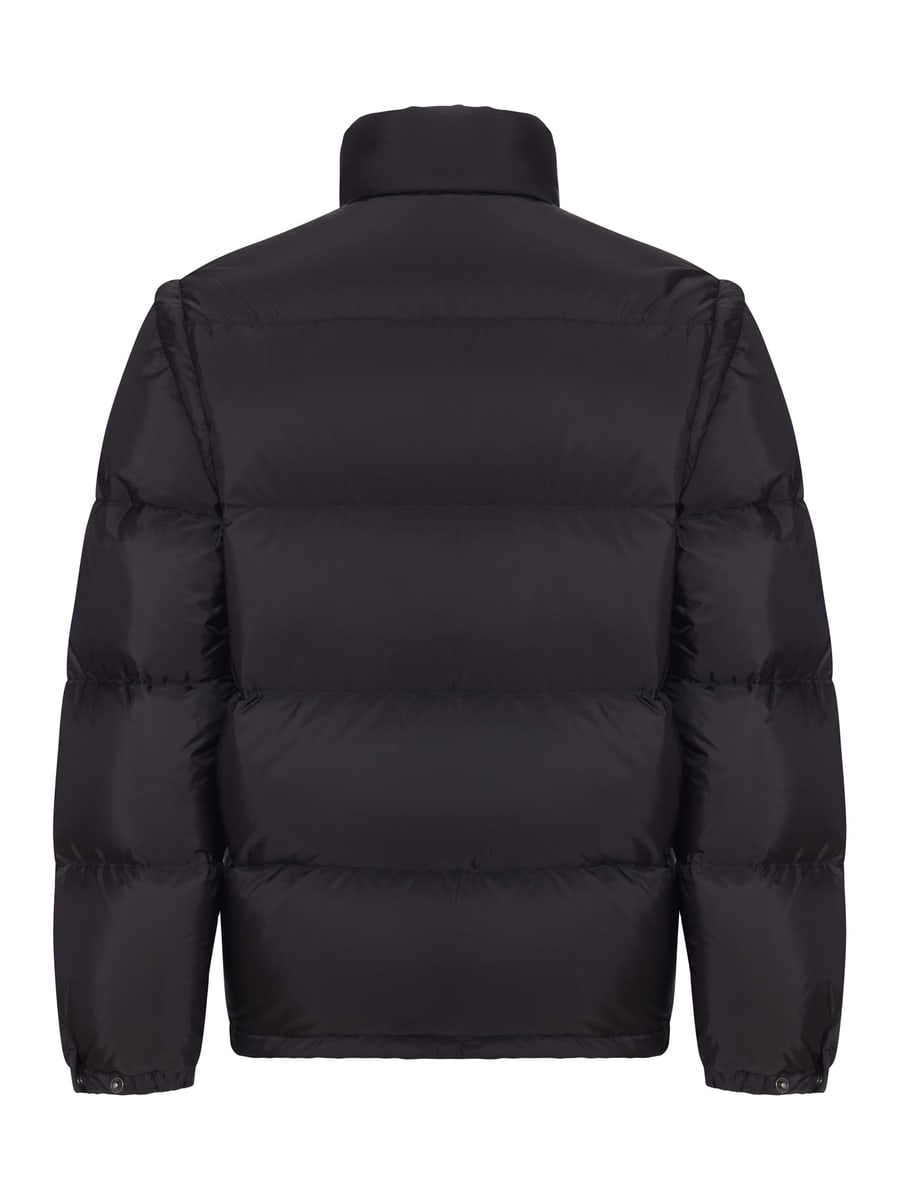 Prada PADDED DOWN JACKET WITH TRIANGULAR LOGO, view 2
