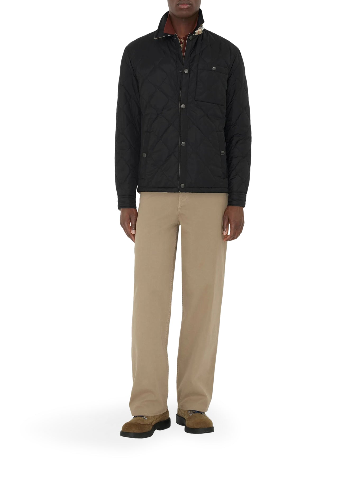Burberry REVERSIBLE QUILTED NYLON OVERSHIRT, view 2