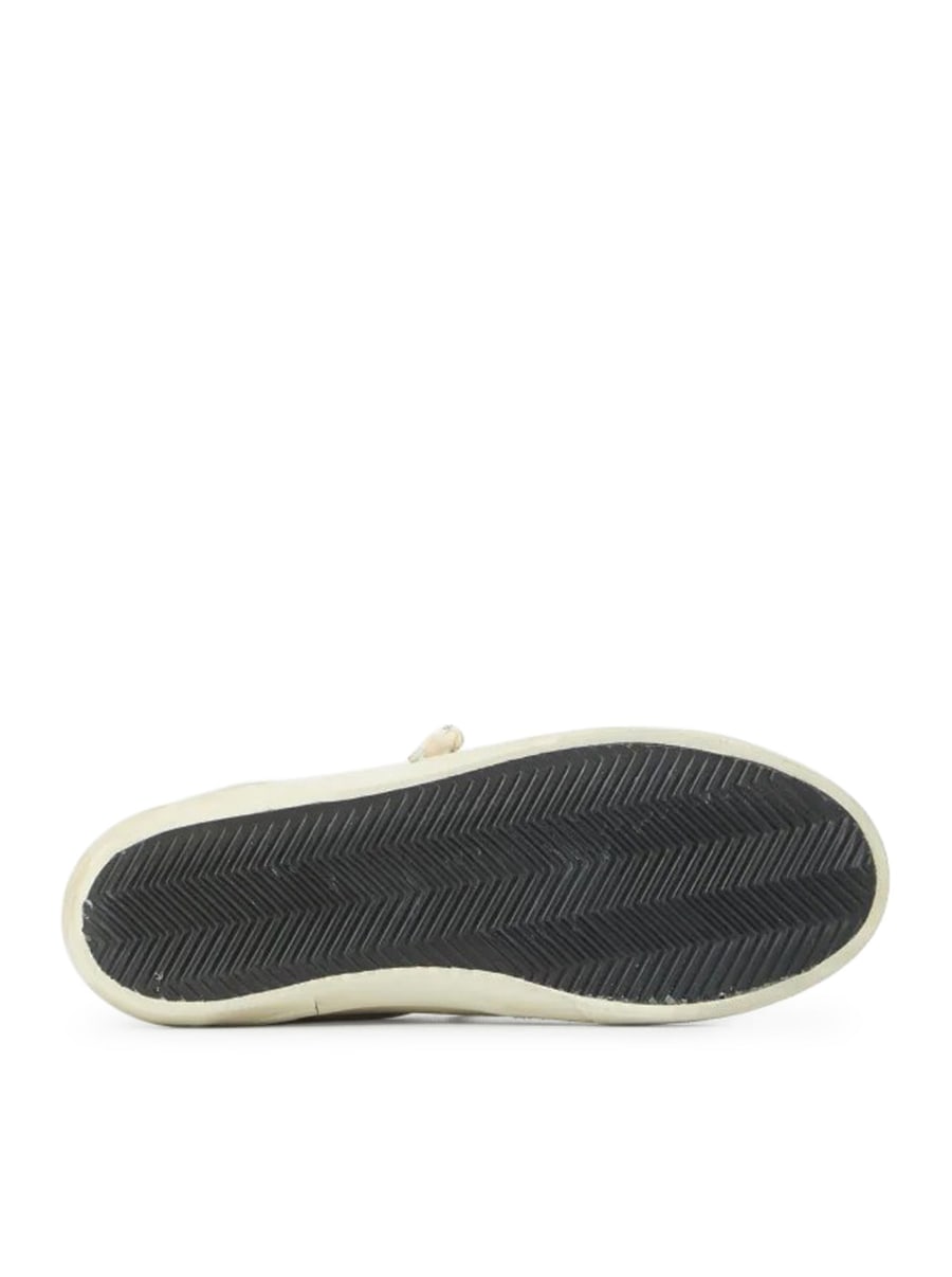 Golden Goose SUPER-STAR LEATHER SNEAKERS WITH SUEDE INSERTS, view 5