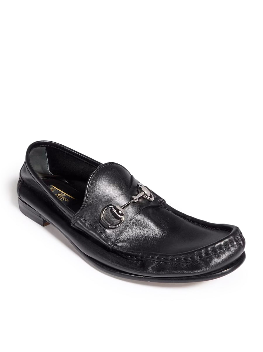 Gucci LUGANO LEATHER MOCCASIN, view 2