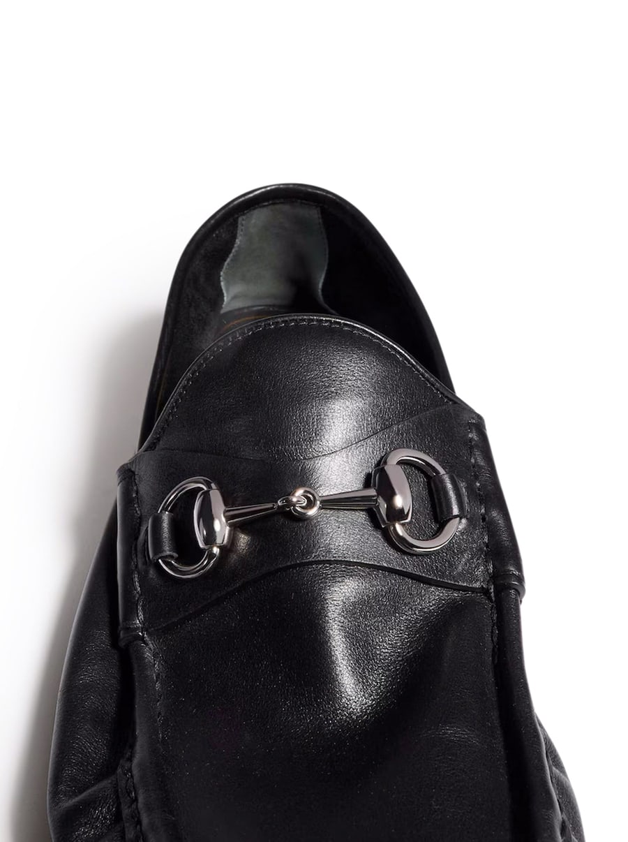 Gucci LUGANO LEATHER MOCCASIN, view 5
