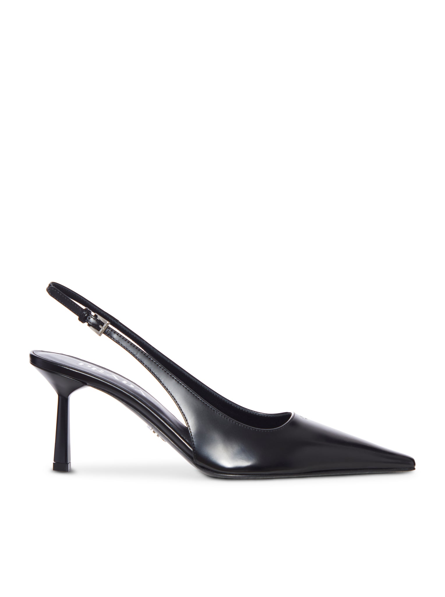 Prada LEATHER SLINGBACK PUMP