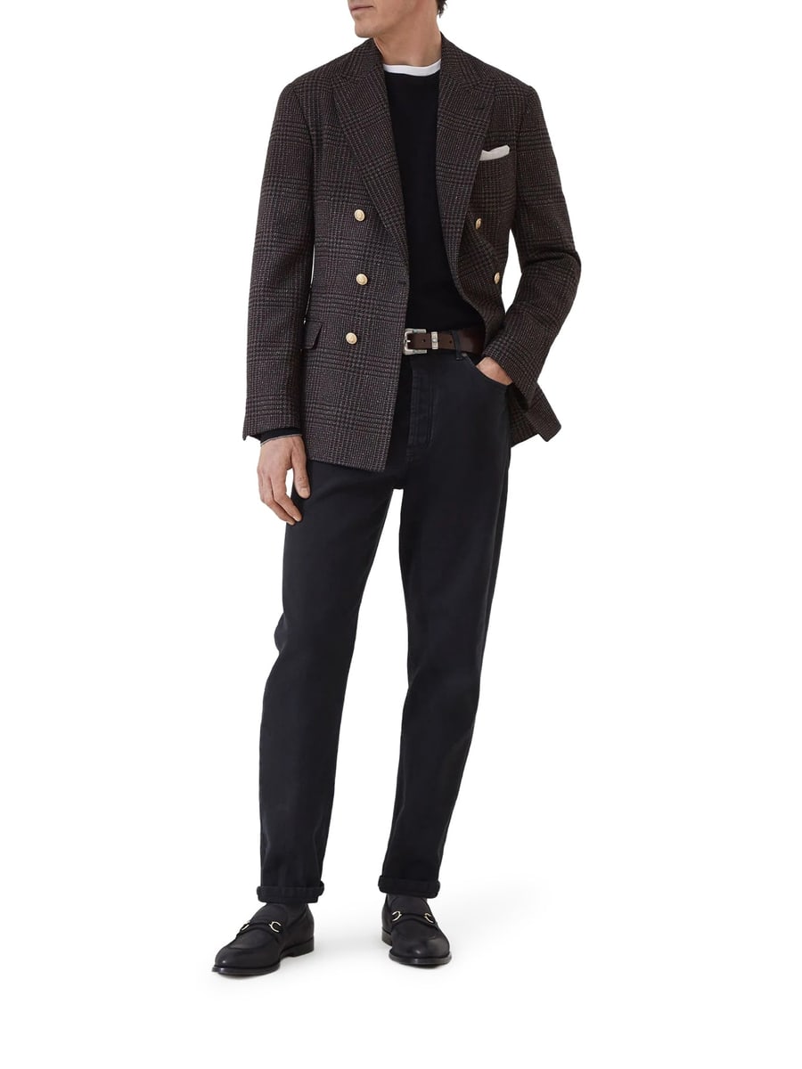 Brunello Cucinelli ESSENTIAL CREW NECK CASHMERE SWEATER, view 2