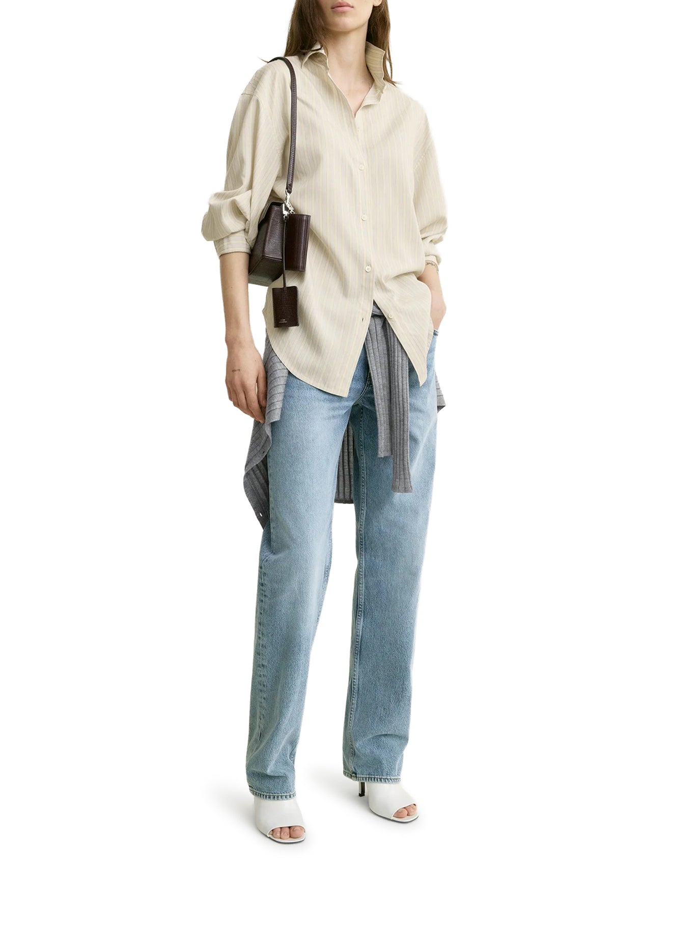 Toteme OVERSIZED STRIPED SHIRT, view 2