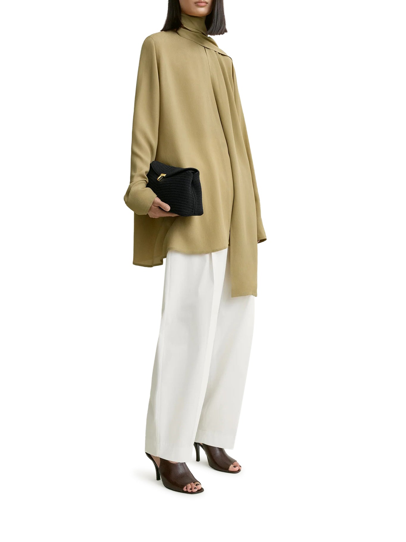 Toteme BLOUSE WITH DRAPED SCARF, view 2