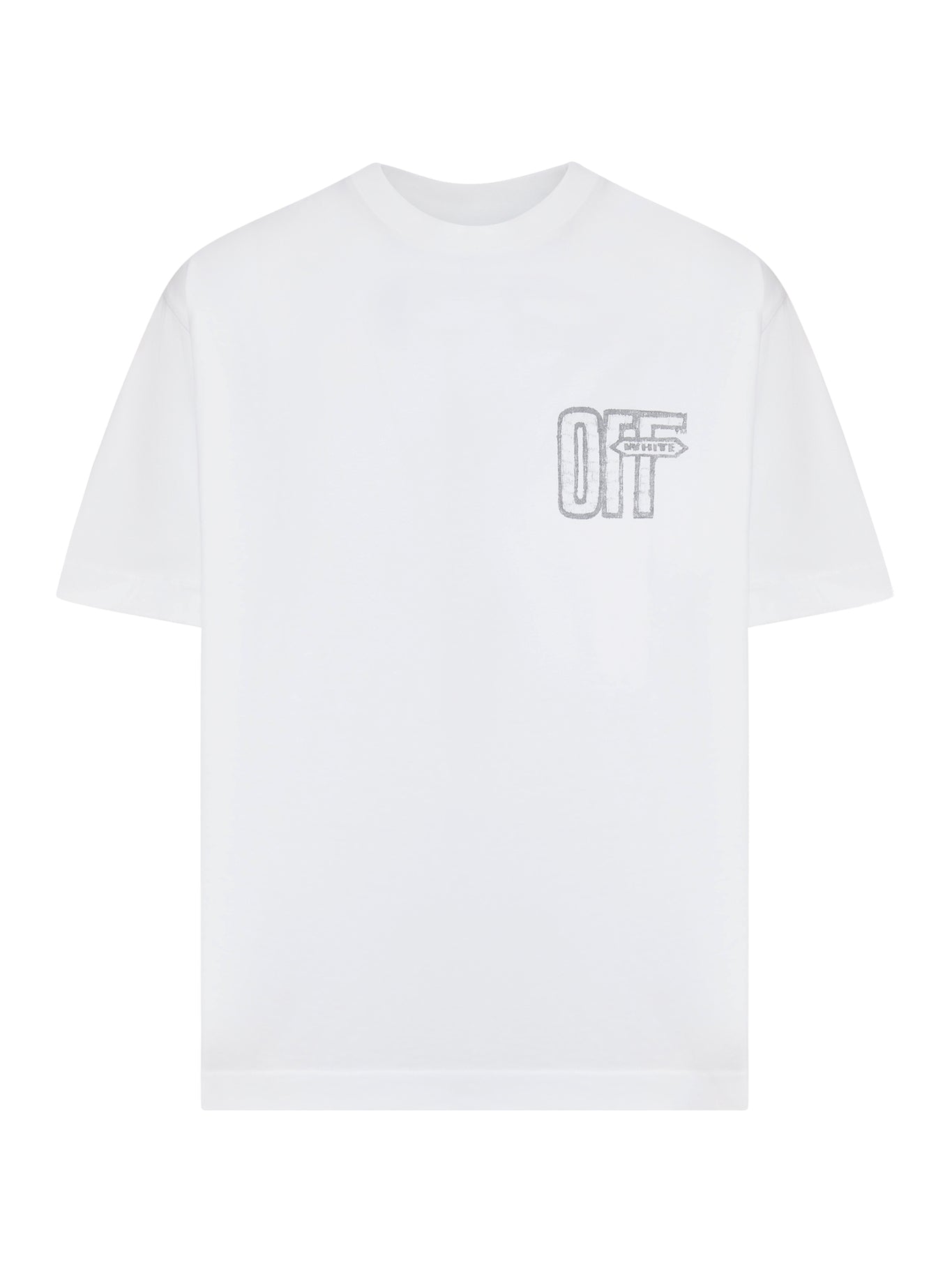 Off-White T-SHIRT WITH LOGO AND ARROW SKETCH PRINT