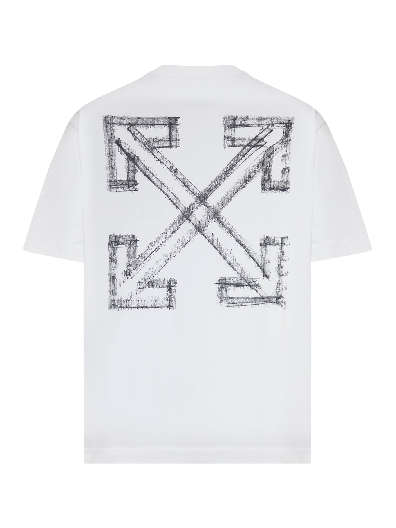 Off-White T-SHIRT WITH LOGO AND ARROW SKETCH PRINT, view 2
