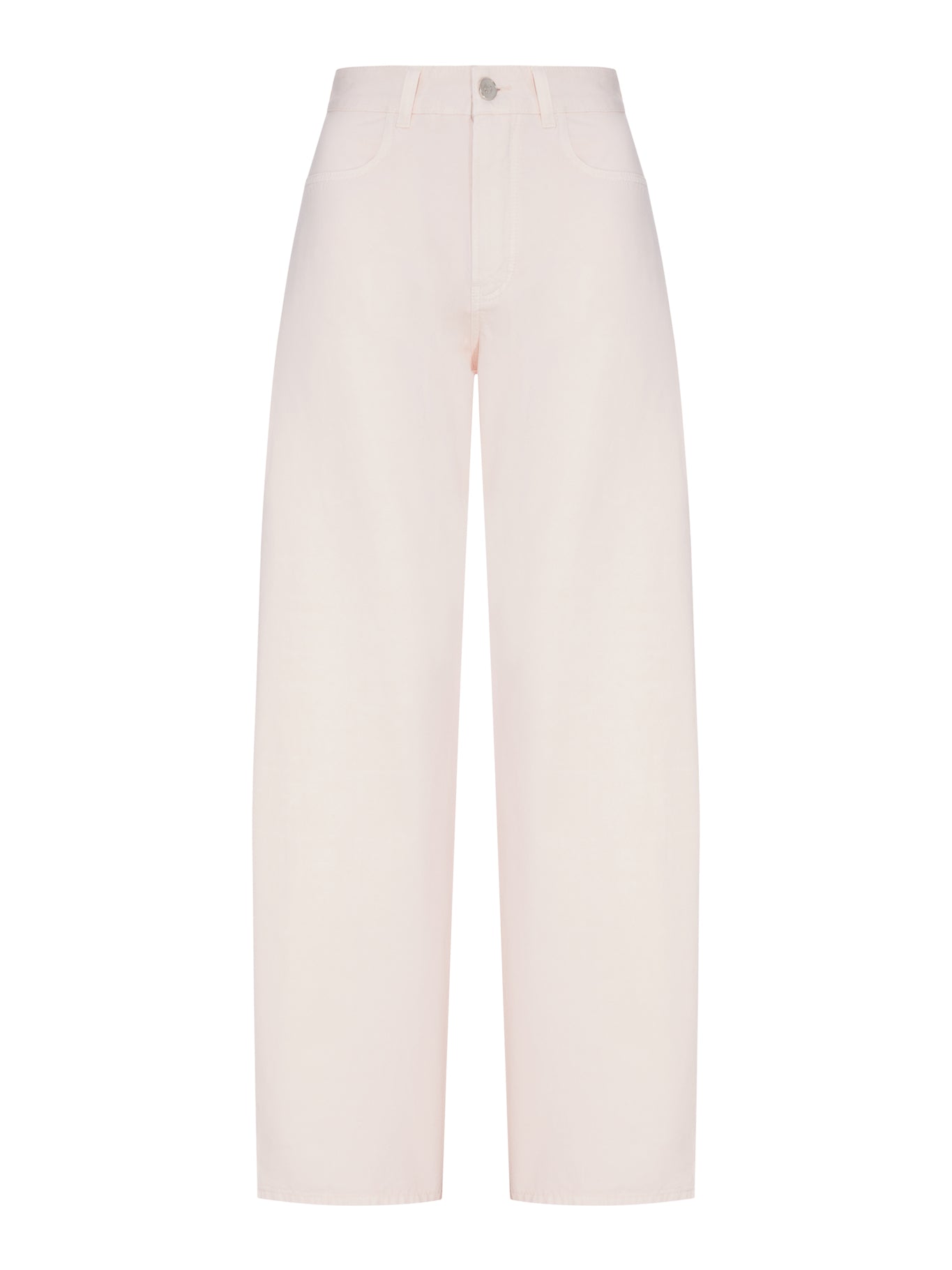 Alaïa ROUND COTTON DENIM TROUSERS