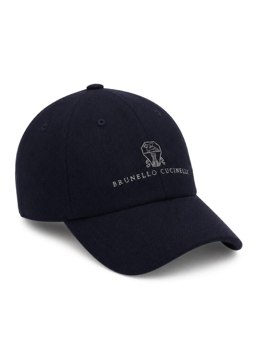 Brunello Cucinelli WOOL BASEBALL HAT, view 2