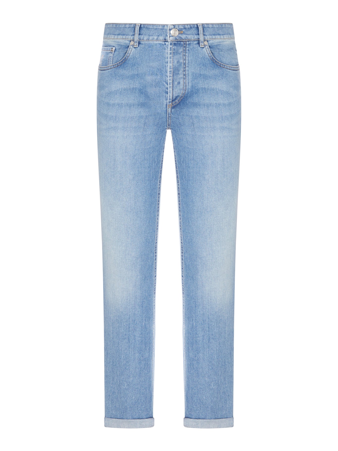 Brunello Cucinelli LIGHT WASH DENIM JEANS