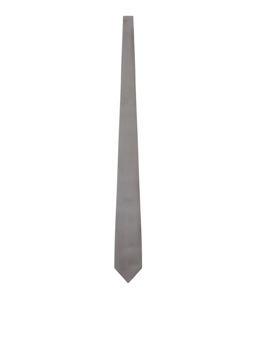 Tom Ford SILK TIE WITH HOUNDSTOOTH PATTERN