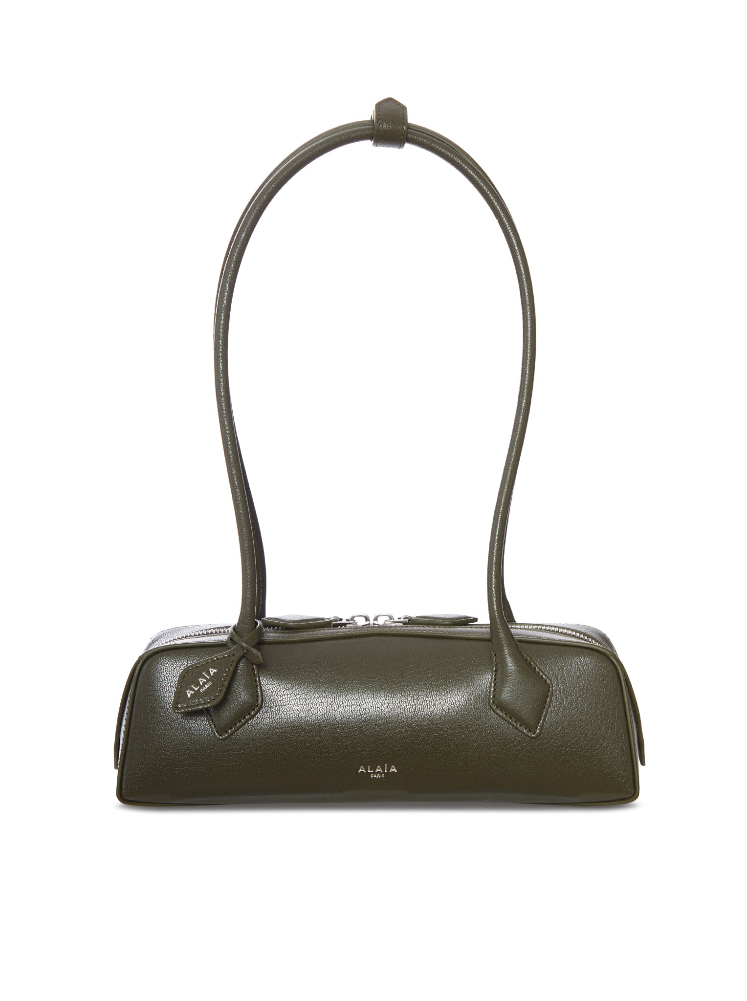 Alaïa THE SMALL TECKEL IN HAMMERED LEATHER