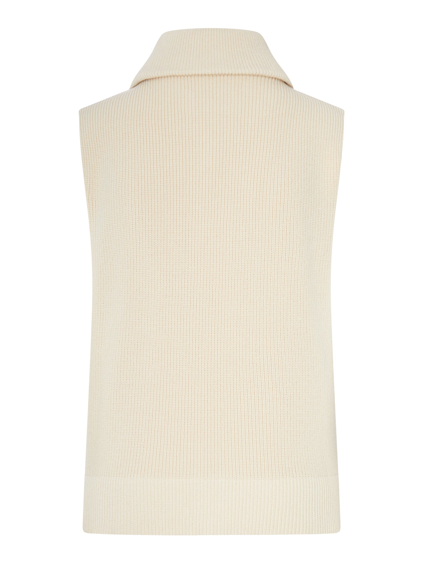 Maison Margiela RIBBED KNIT ZIP-UP VEST, view 2