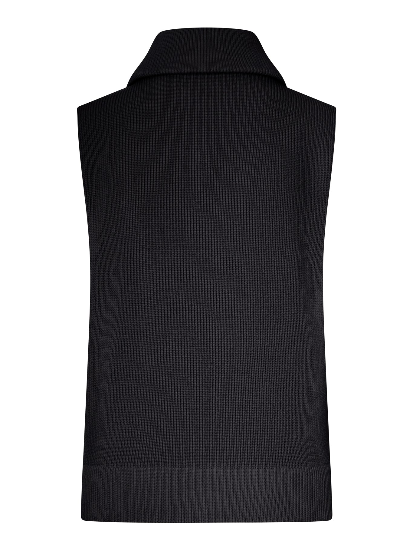 Maison Margiela RIBBED KNIT ZIP-UP VEST, view 2