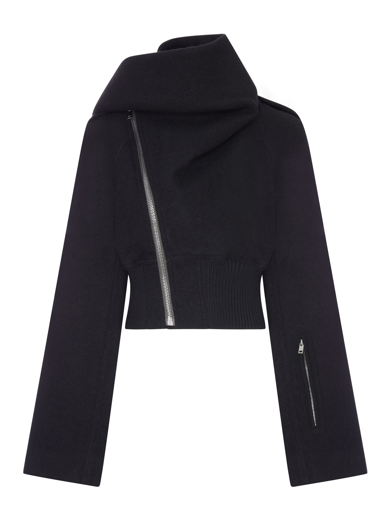 Rick Owens BOMBER SCARF FLIGHT IN WOOL