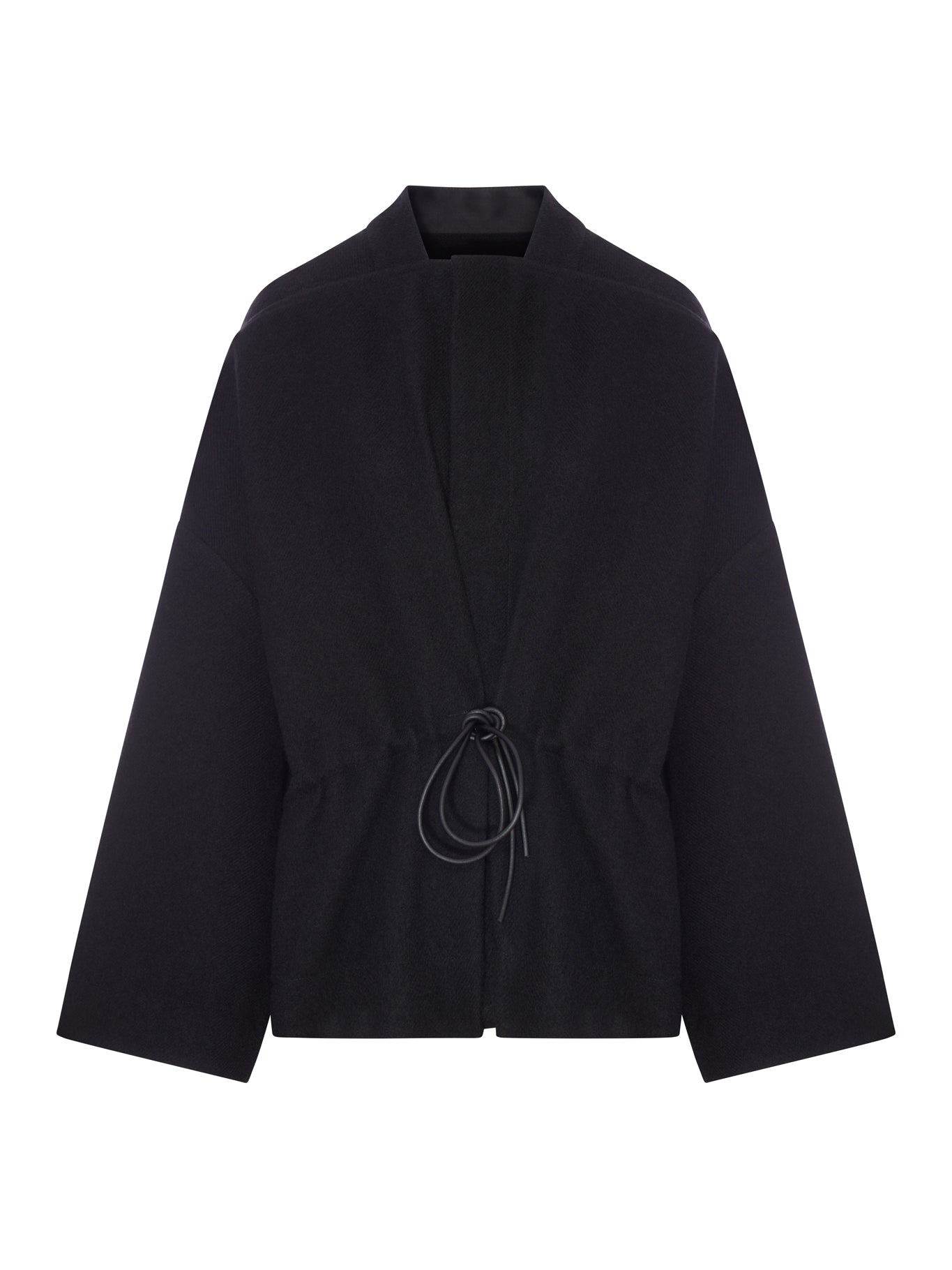 Rick Owens WOOL KIMONO BLOUSON WITH BELT