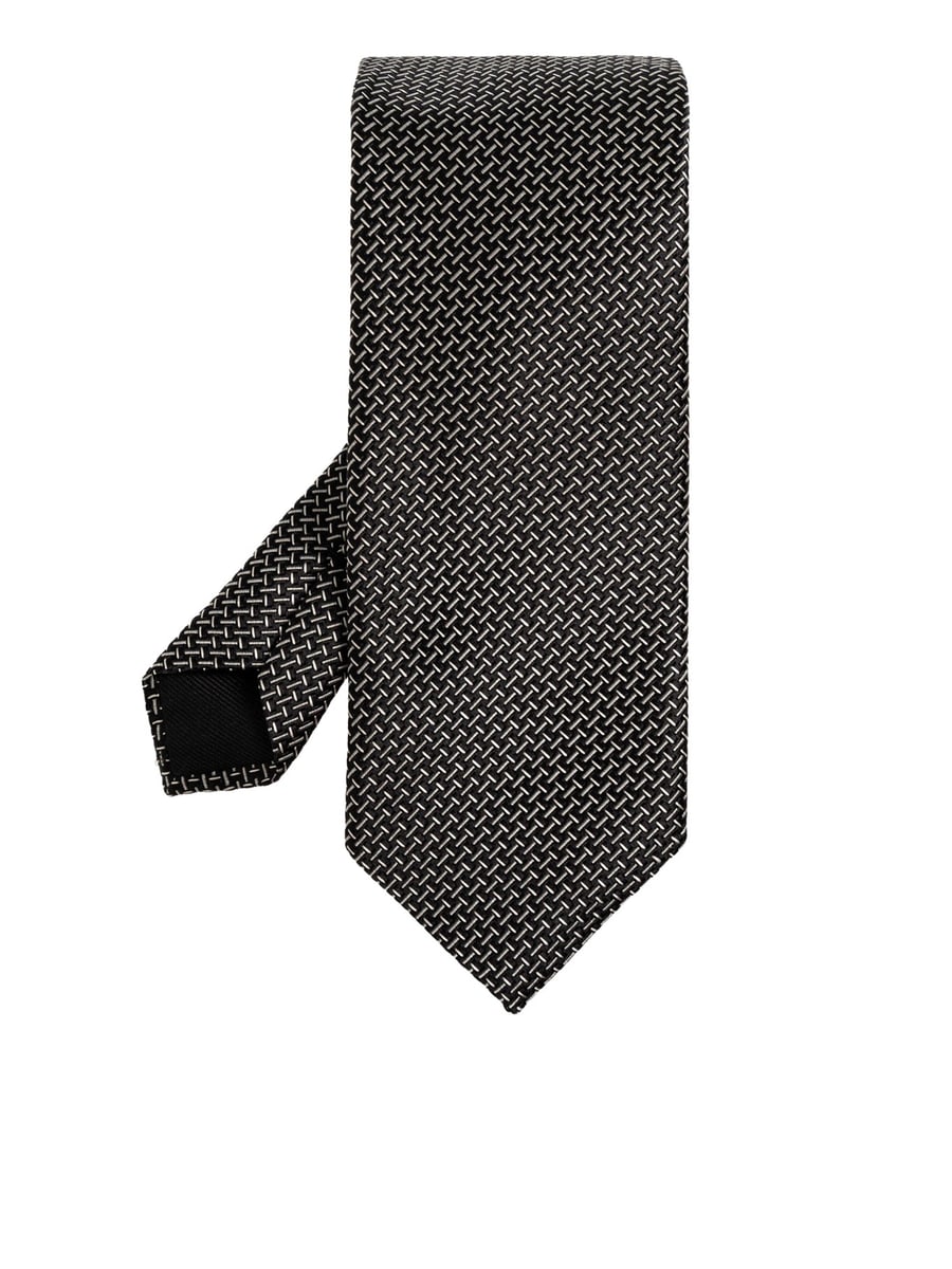 Tom Ford SILK TIE WITH GEOMETRIC PATTERN