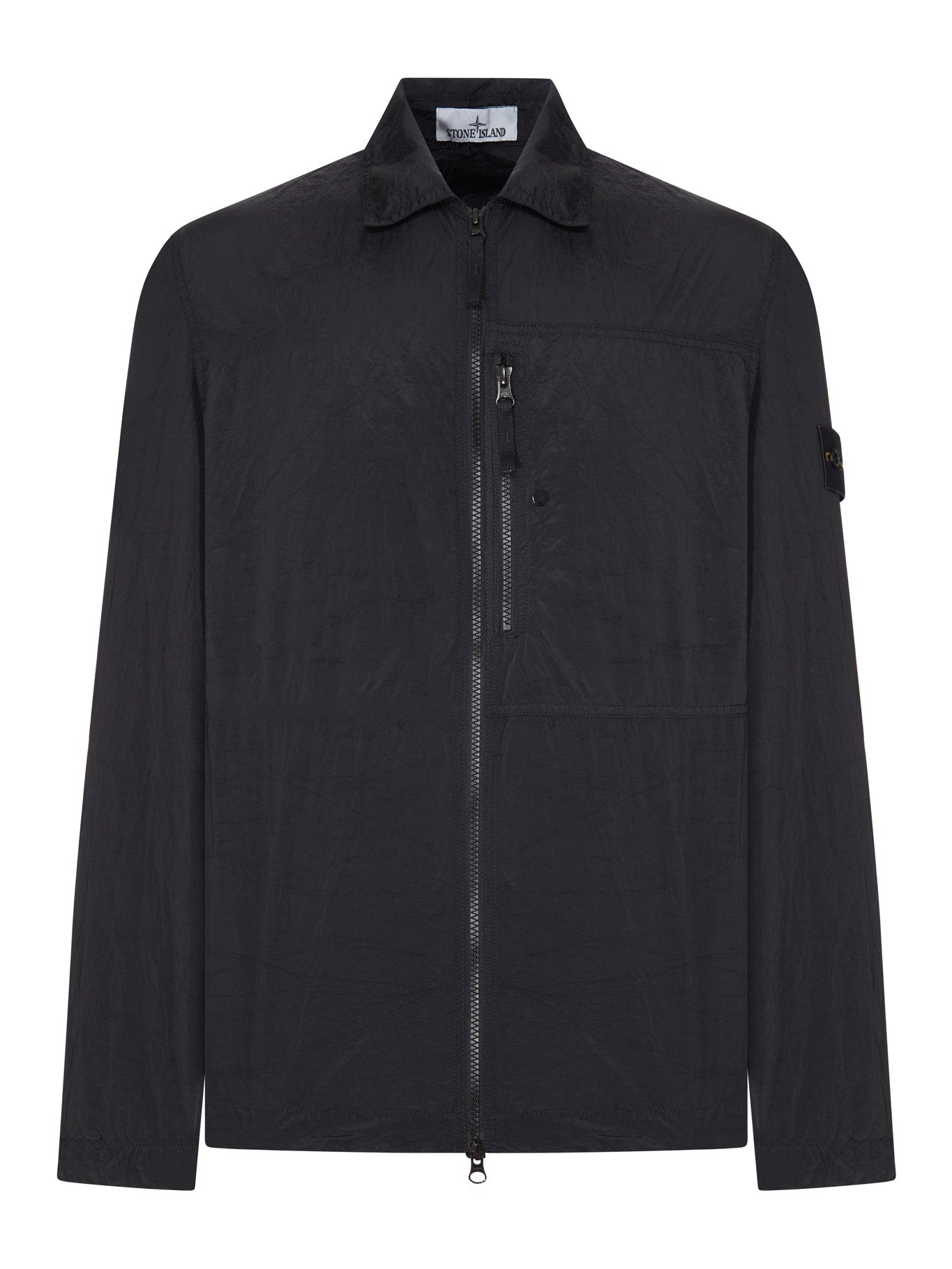 Stone Island NYLON OVERSHIRT WITH STONE ISLAND BADGE