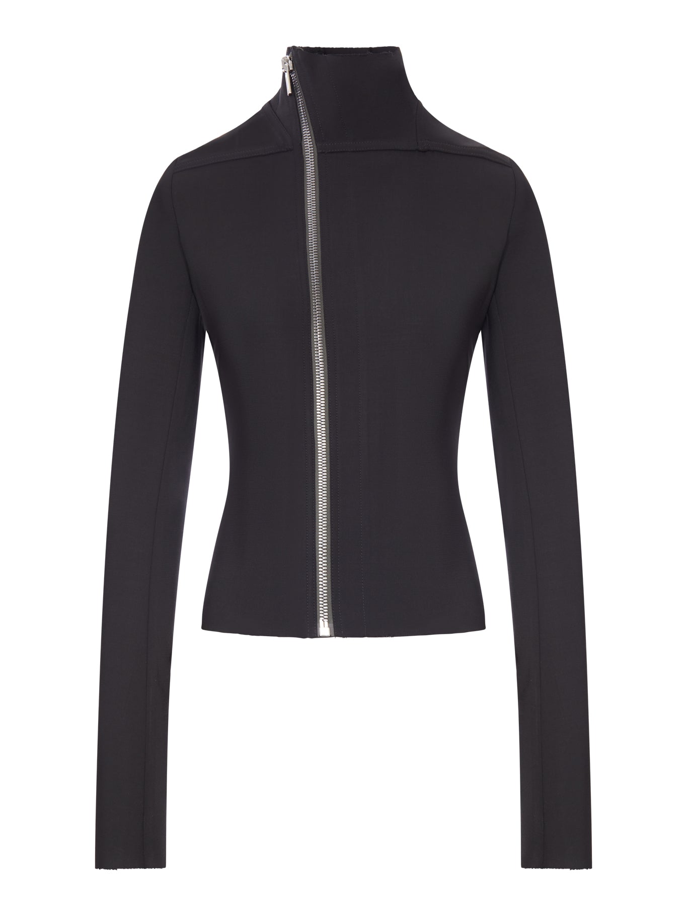 Rick Owens GARY FITTED JACKET WITH ASYMMETRIC ZIP
