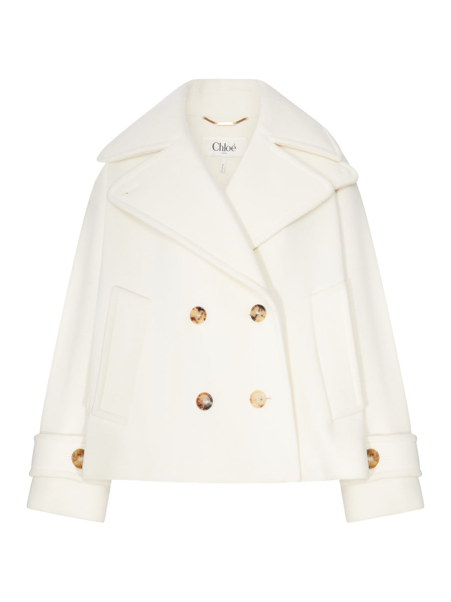 Chloé OVERSIZED SHORT WOOL COAT