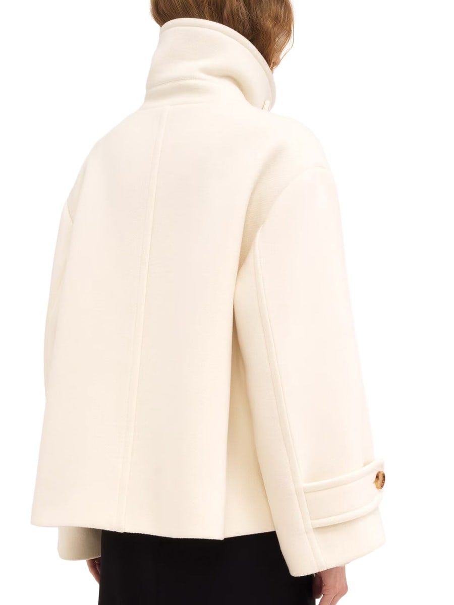 Chloé OVERSIZED SHORT WOOL COAT, view 4