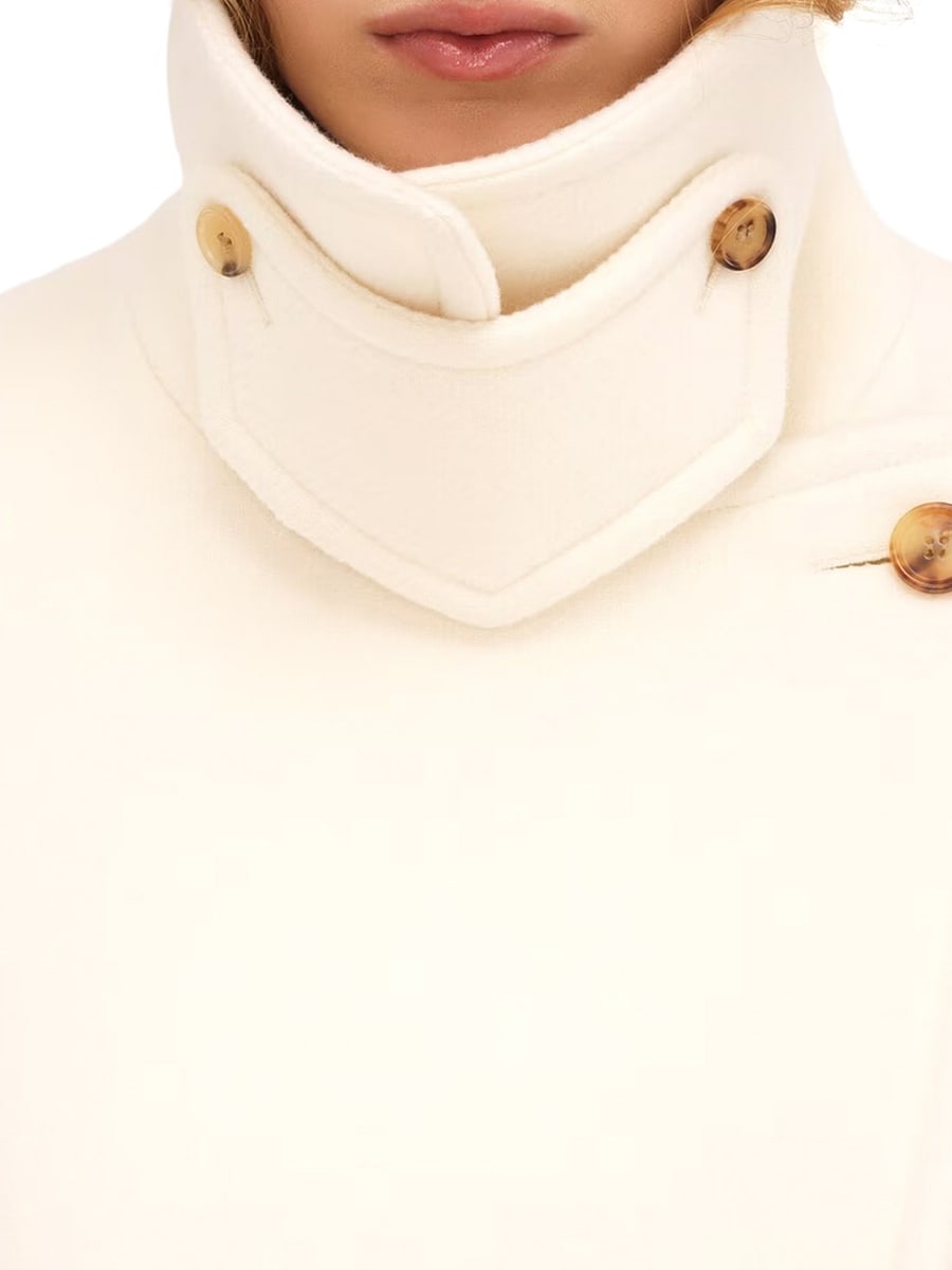 Chloé OVERSIZED SHORT WOOL COAT, view 5