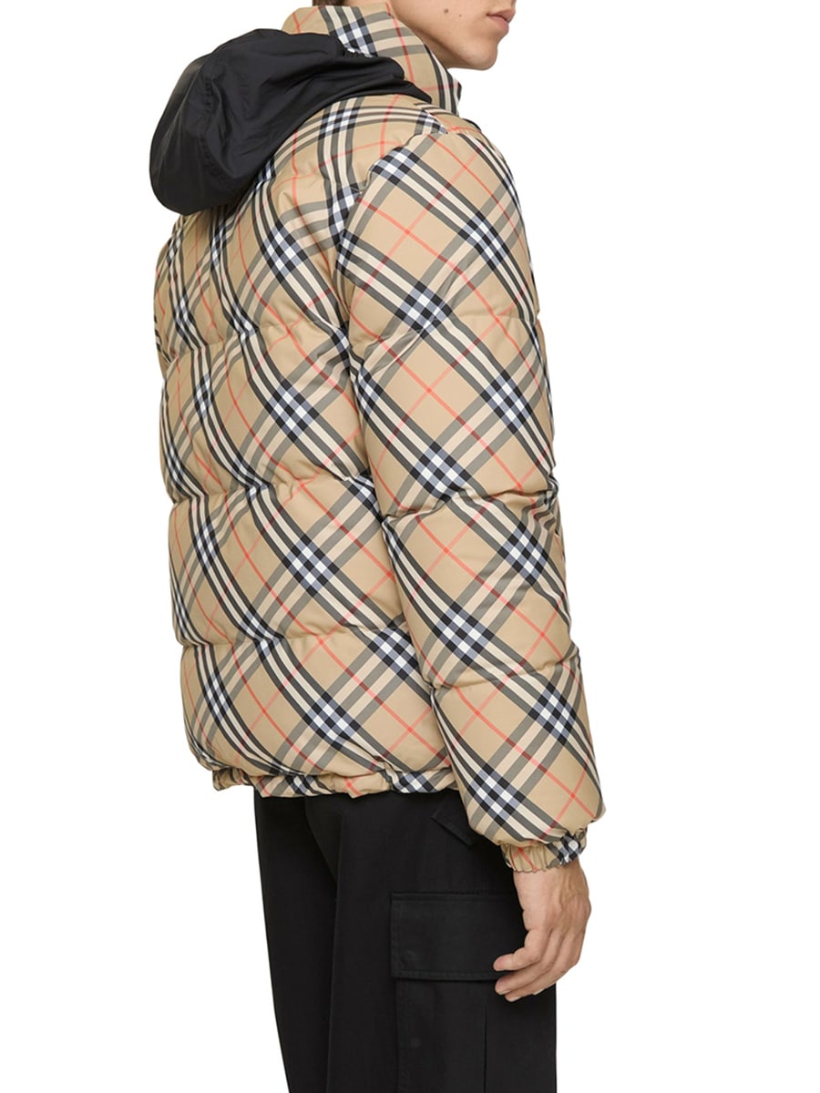 Burberry SNOWDON CHECK REVERSIBLE DOWN JACKET, view 3