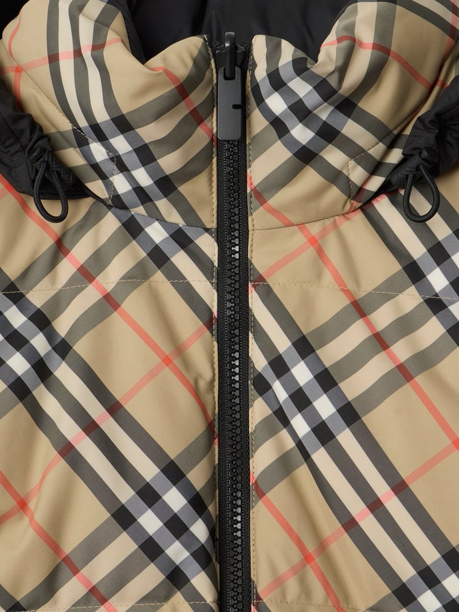 Burberry SNOWDON CHECK REVERSIBLE DOWN JACKET, view 5