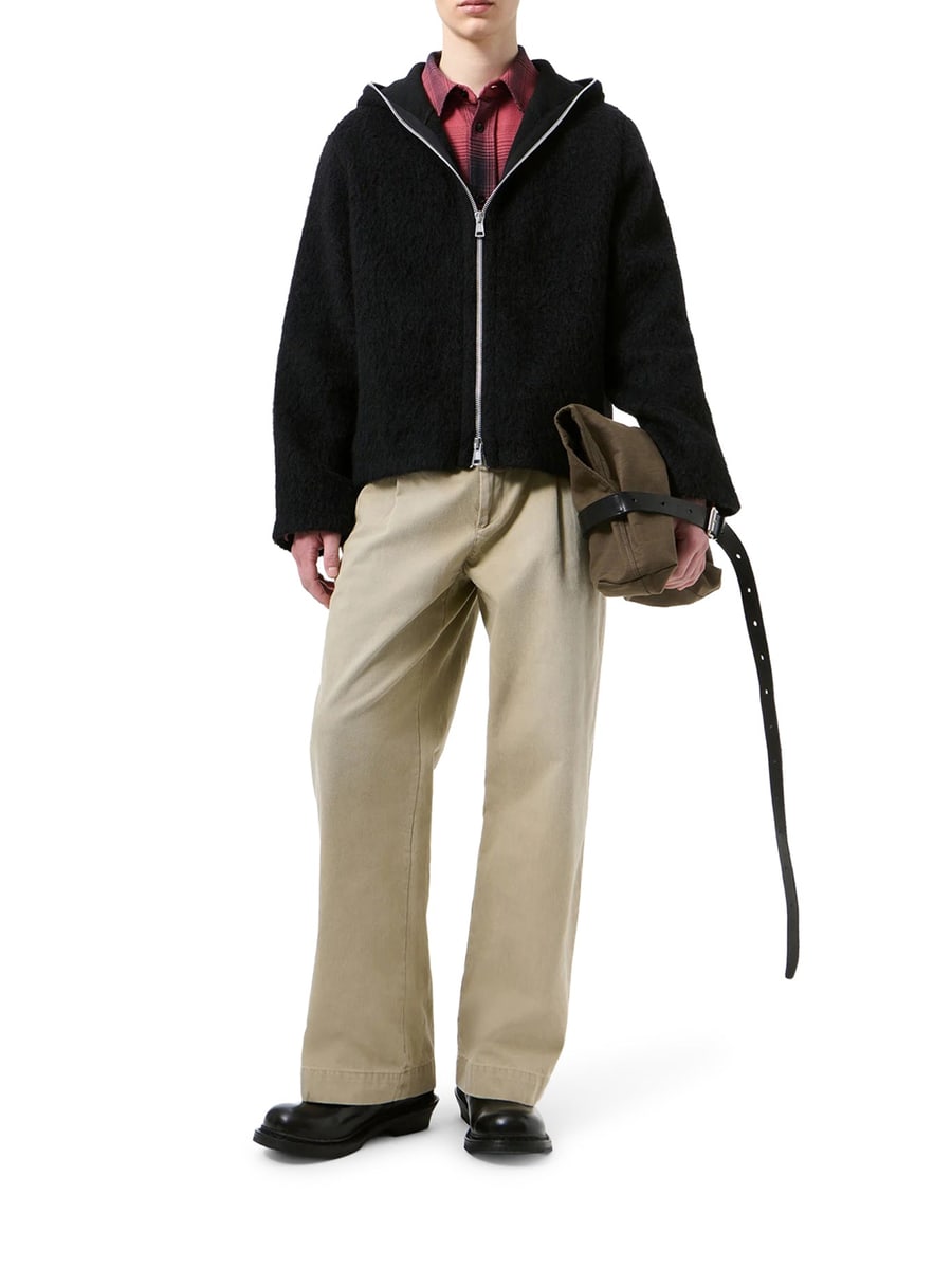 Our Legacy FULL ZIP WOOL HOODIE, view 2