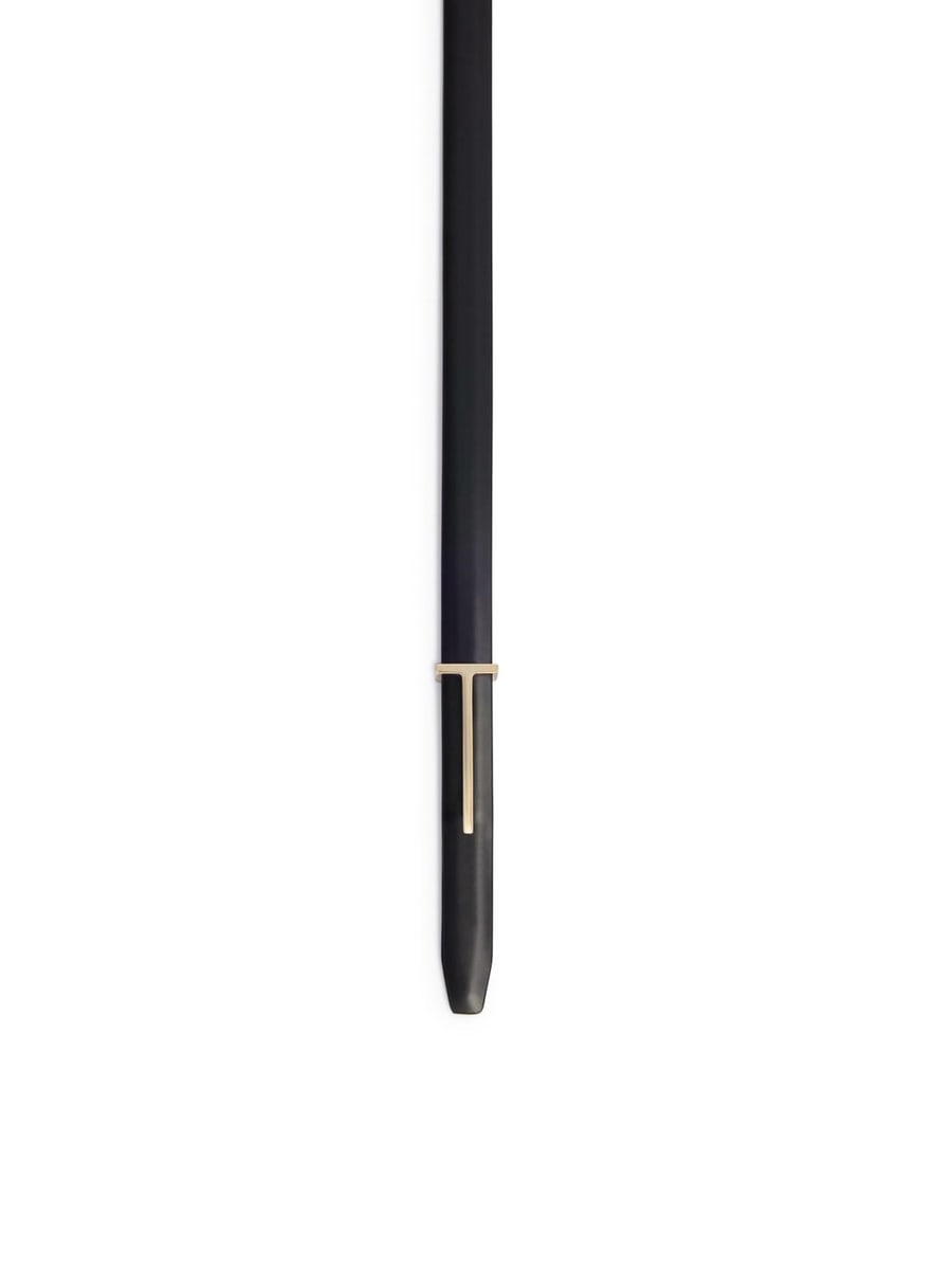 Tom Ford THIN BRUSHED LEATHER BELT, view 3