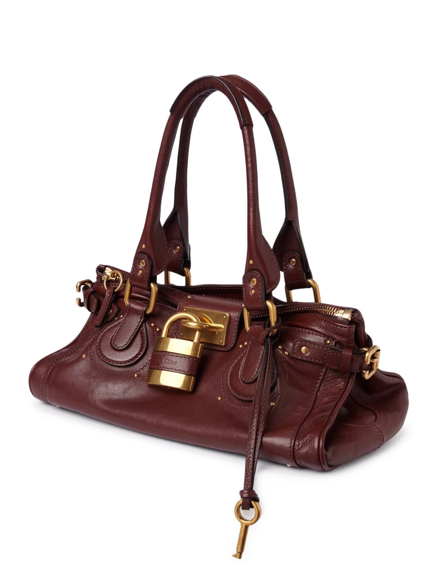 Chloé PADDINGTON BAG IN GRENADE LEATHER, view 4