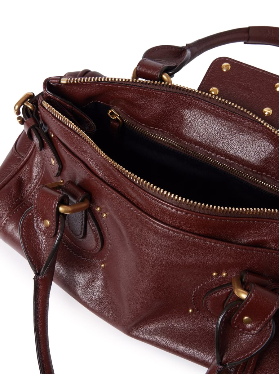 Chloé PADDINGTON BAG IN GRENADE LEATHER, view 6
