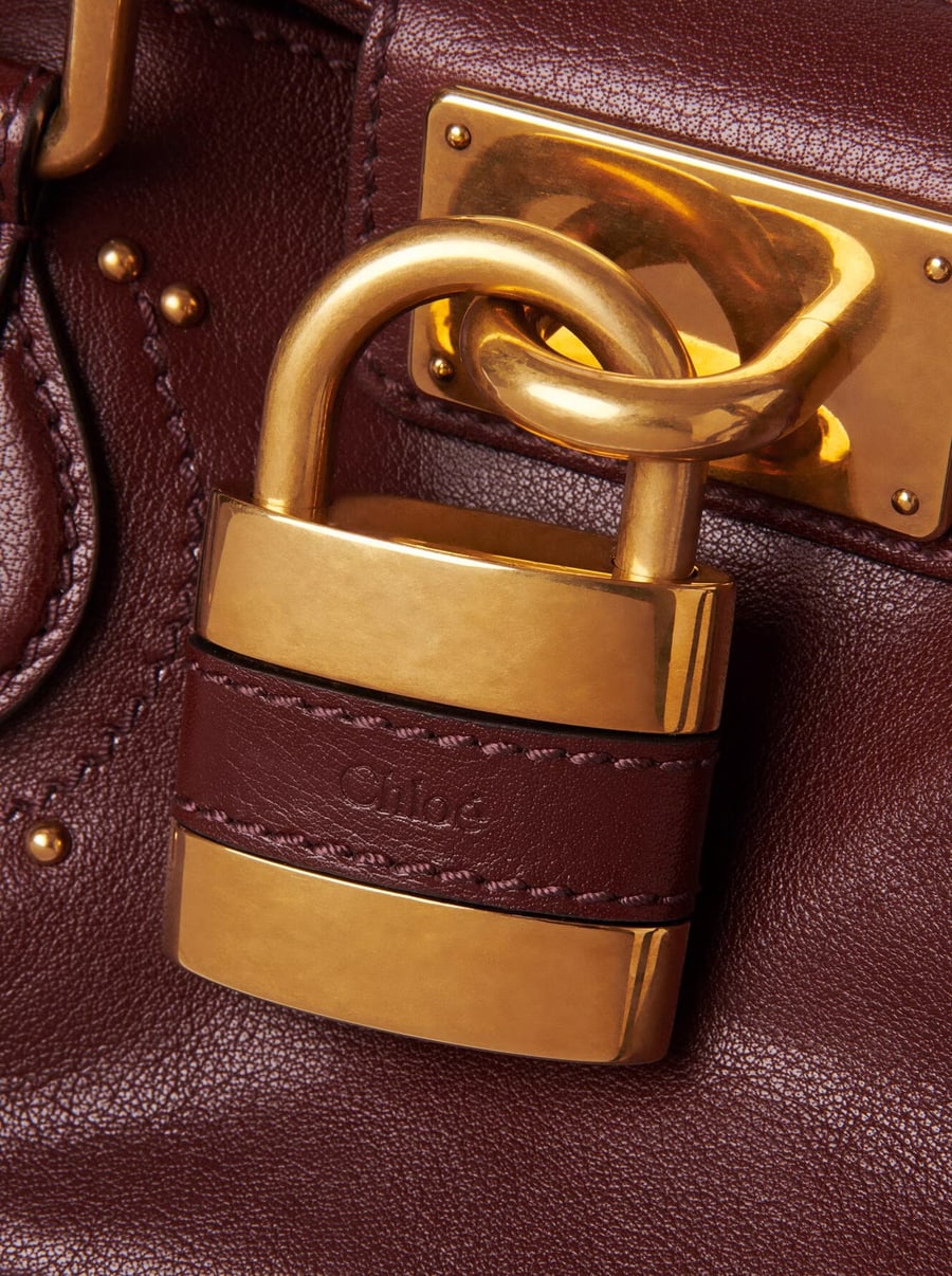 Chloé PADDINGTON BAG IN GRENADE LEATHER, view 7