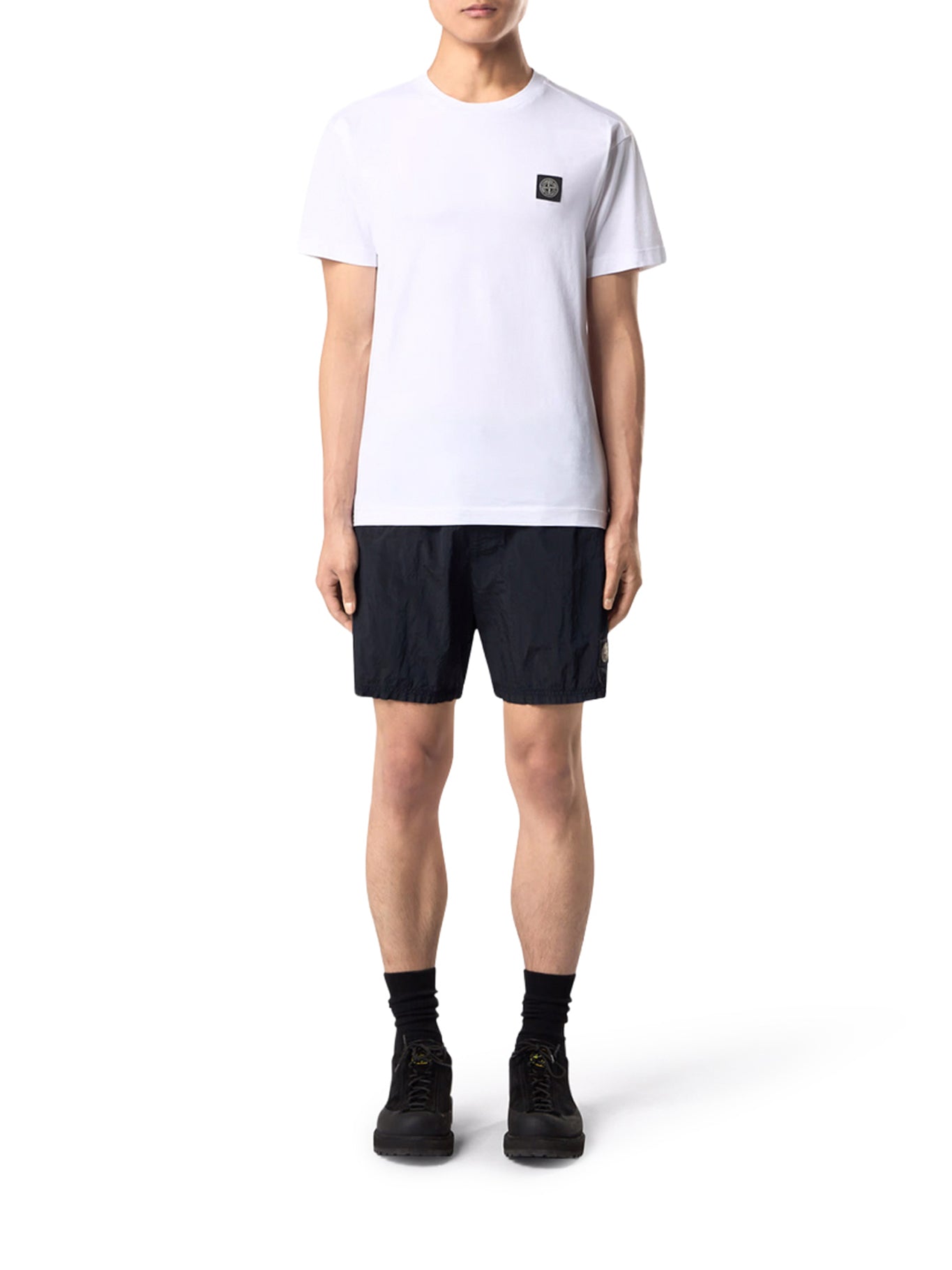 Stone Island SHORT-SLEEVE T-SHIRT WITH COMPASS PATCH, view 2
