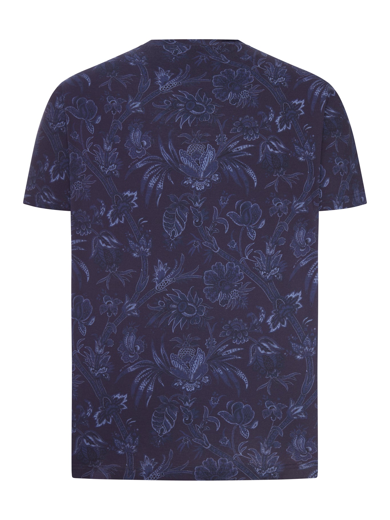 Etro COTTON JERSEY T-SHIRT WITH FLORAL PAISLEY PATTERN, view 2