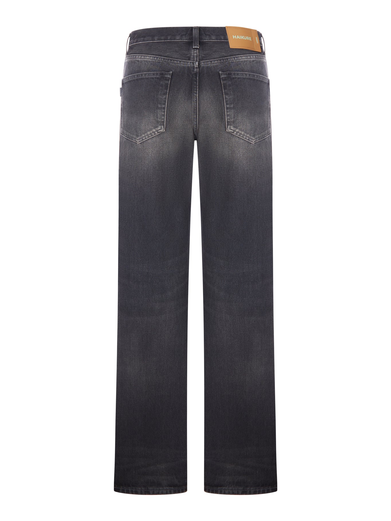 Haikure STRAIGHT LEG DARK WASH DENIM JEANS, view 2