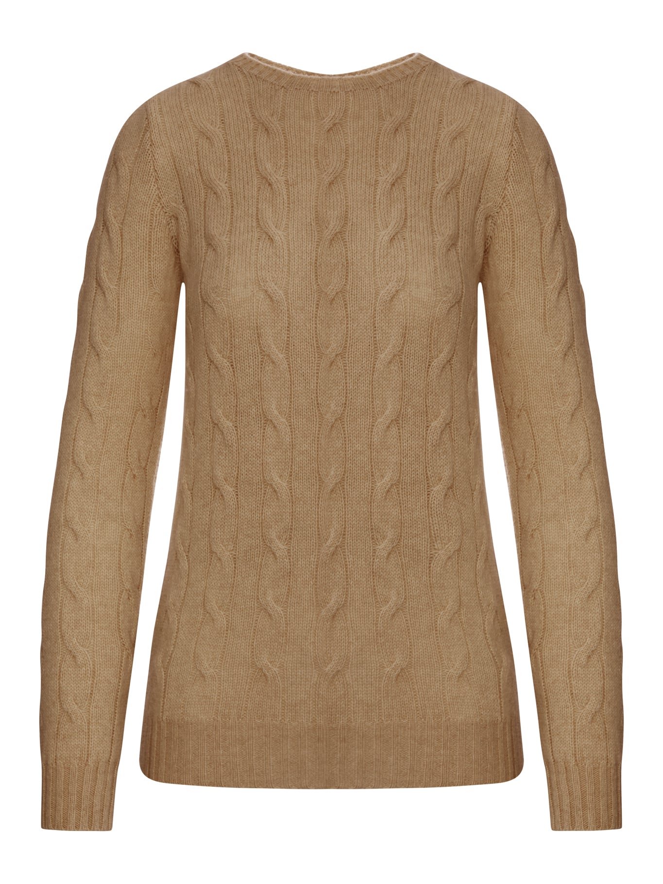 Ralph Lauren CREWNECK CASHMERE CABLE KNIT SWEATER