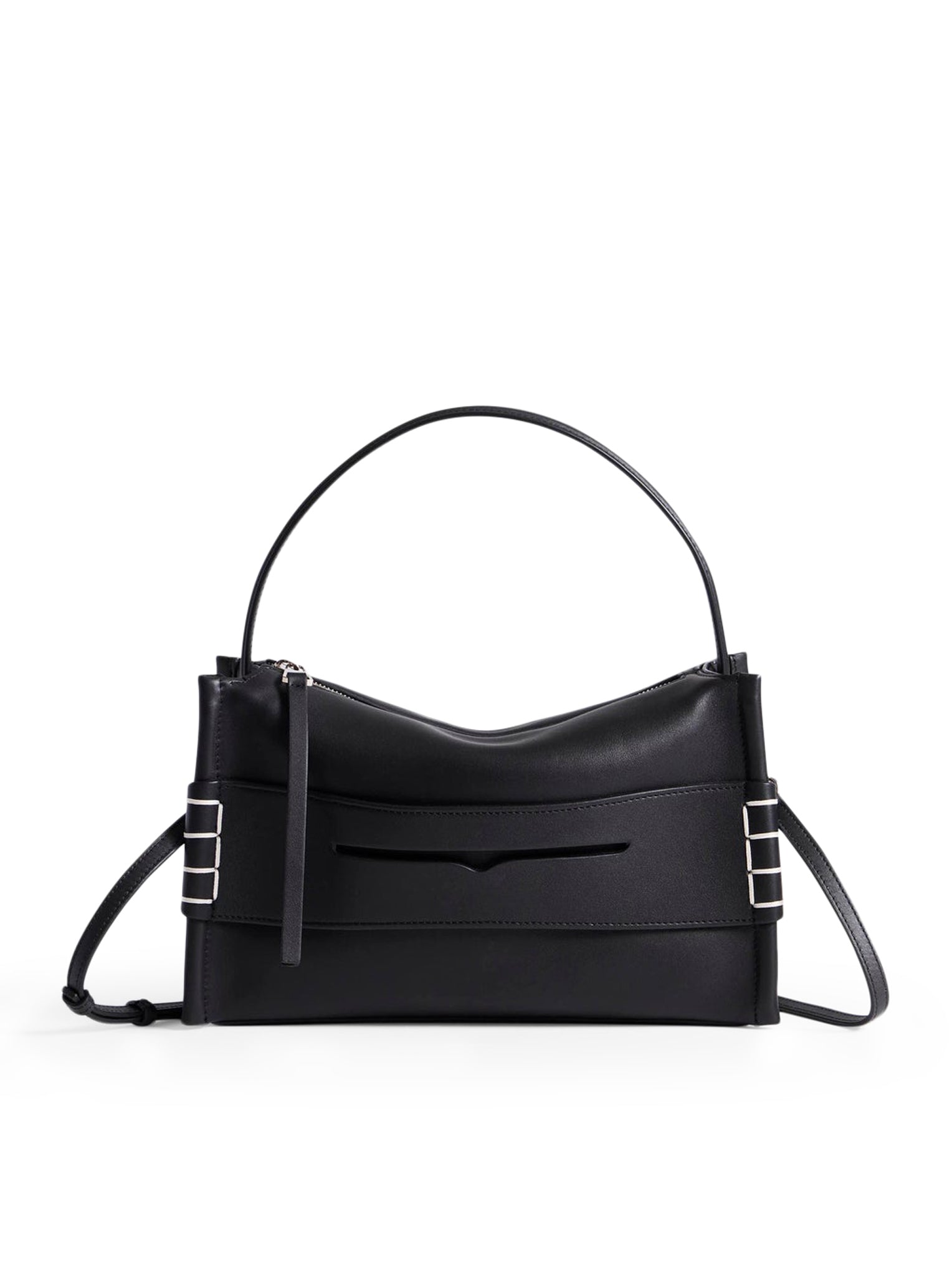 JW Anderson BLACK LEATHER LOAFER BAG