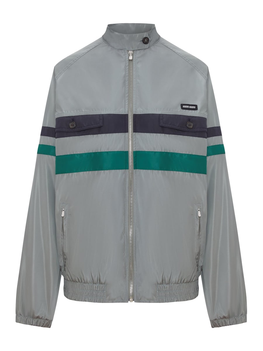 Miu Miu TEC SILK BLOUSON